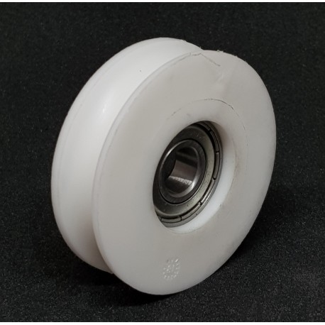 Galet porteur assemblé - Diamètre 56 pour porte palière ECOSIL