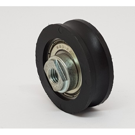 Contre-galet assemblé - Diamètre 43 - pour portes de cabine Caby, Enduro et Laser