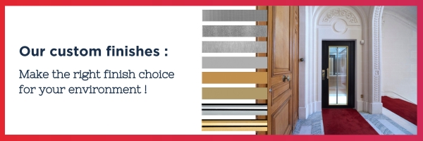 All our finishes for all your lift doors !