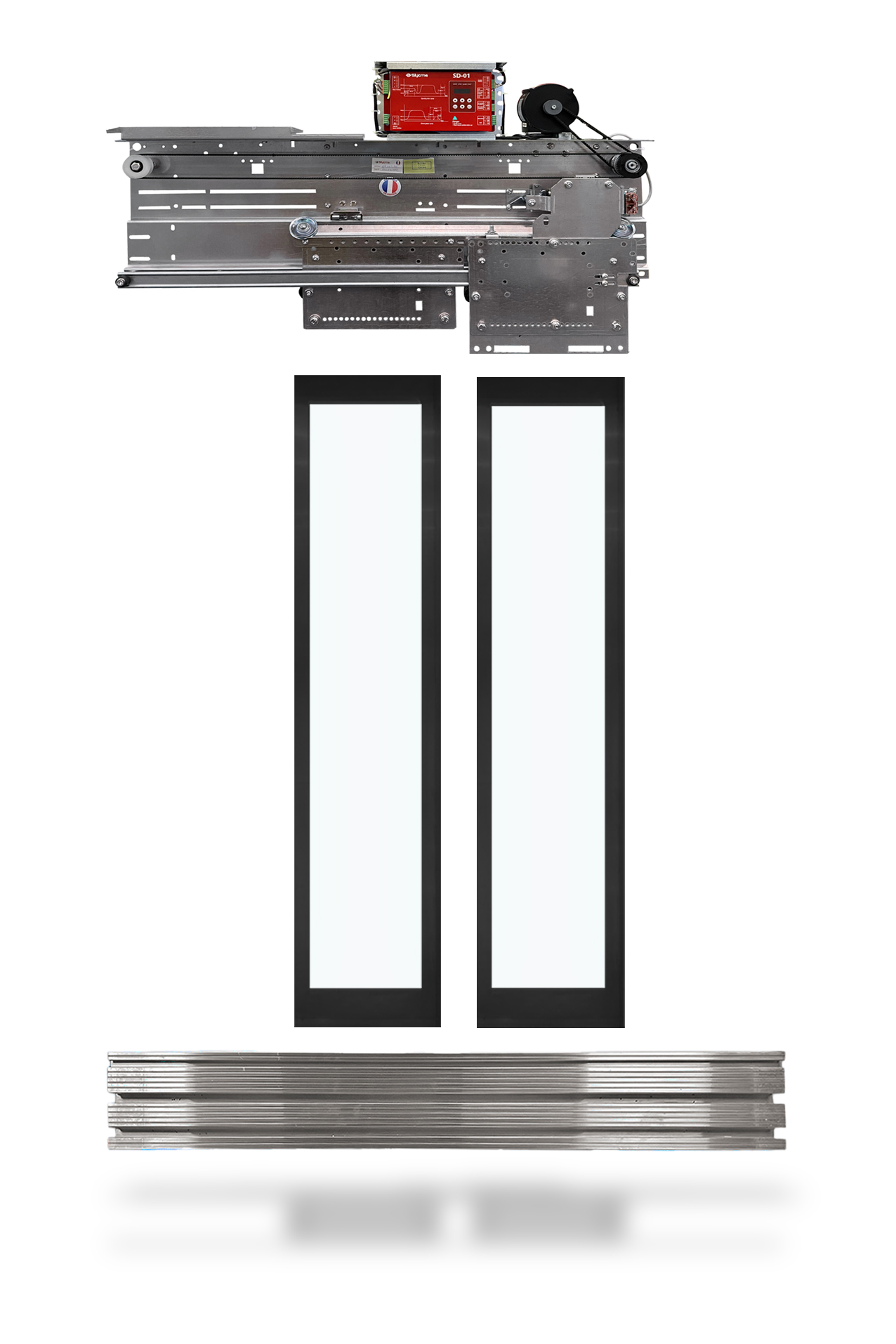 Porte de cabine JETS Vitrée