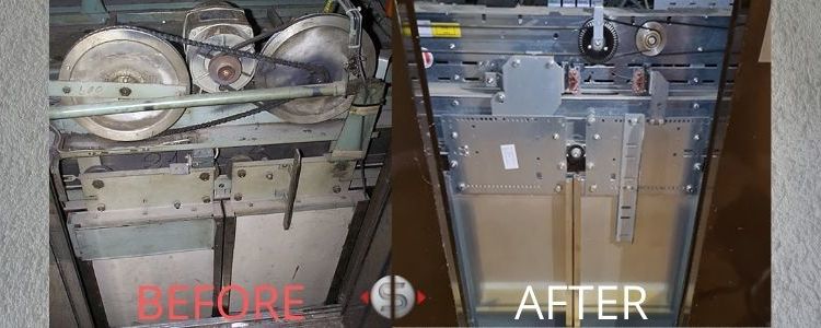 car door before after modernisation