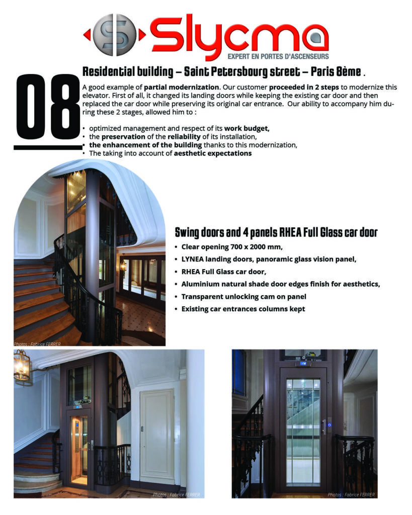  Doors for Elevator modernization