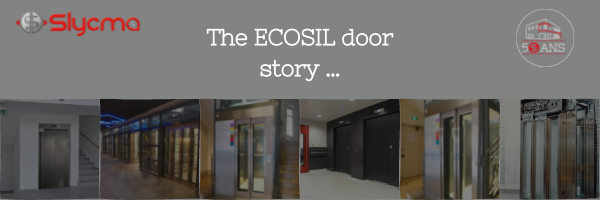 Autmatic lift door slycma : Story of ECOSIL lift door