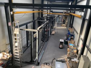 Laboratoire de test de portes d'ascenseur de Slycma à Brignais